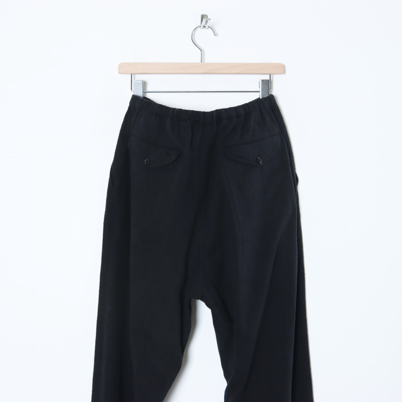COMOLI (コモリ) シルクネップ ドローストリングパンツ
