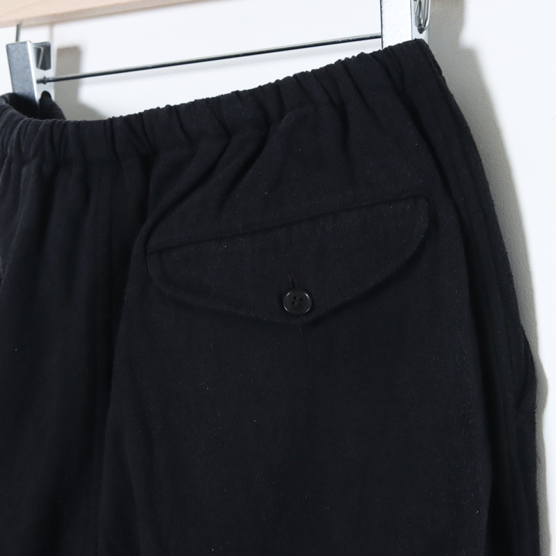COMOLI (コモリ) シルクネップ ドローストリングパンツ