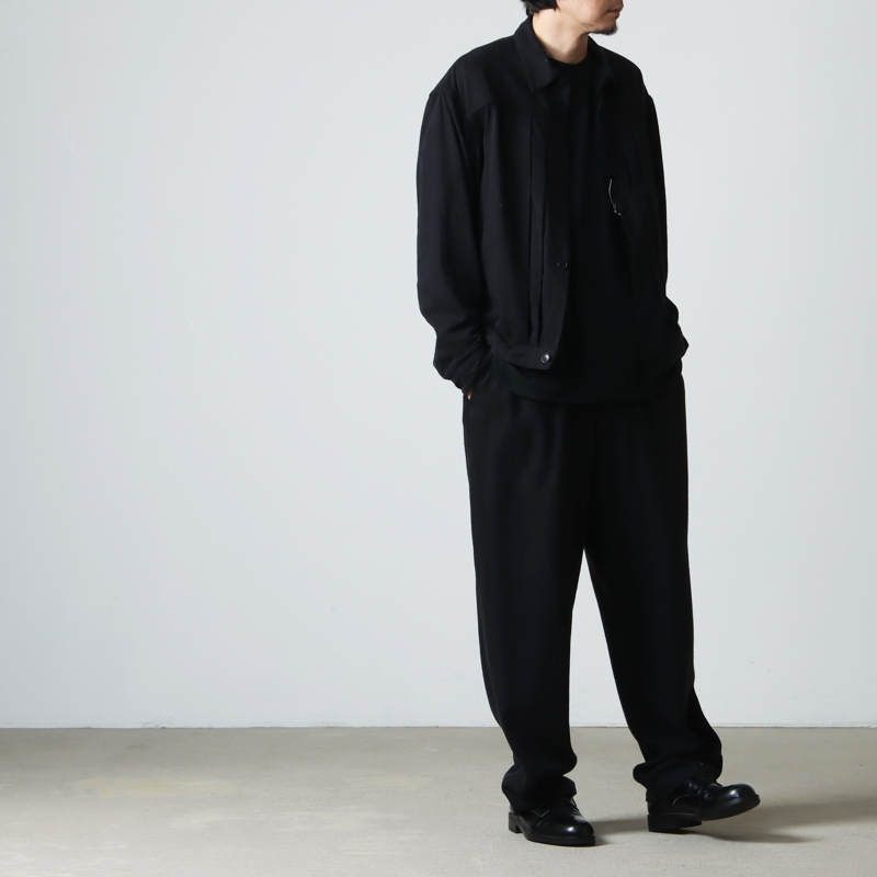 COMOLI シルクネップ ドローストリングパンツ 22SS - 通販