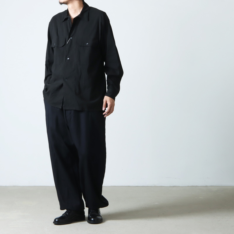 COMOLI 22SS 空紡オックス C.P.Oシャツ NAVY 3 - トップス