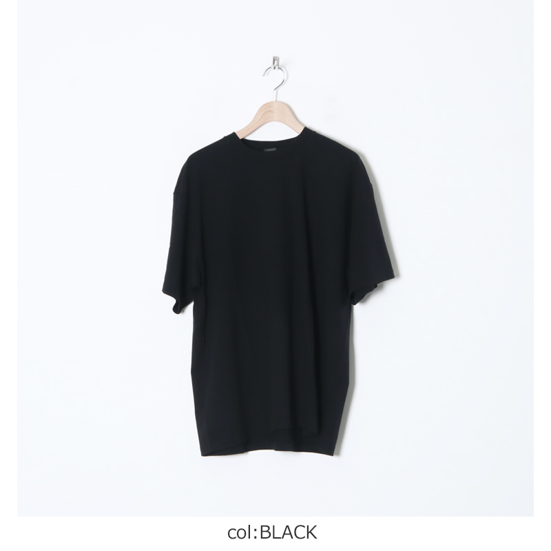 COMOLI (コモリ) 空紡天竺 半袖Tシャツ
