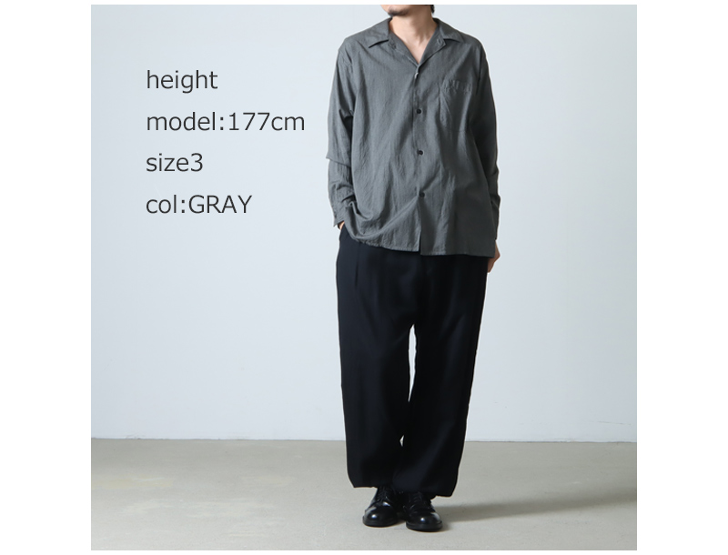 数量限定価格！！ COMOLI 2 size2 シャツ 21ss ヨリ杢シャツ COMOLI メンズ