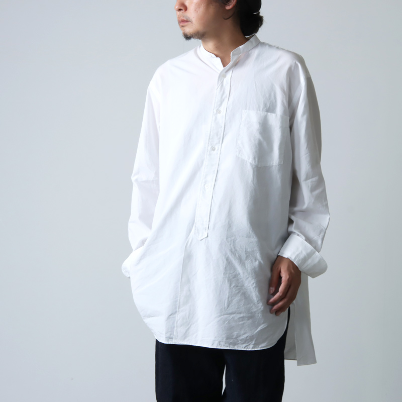 試着のみ comoli band サイズ2 collarshirts SAX