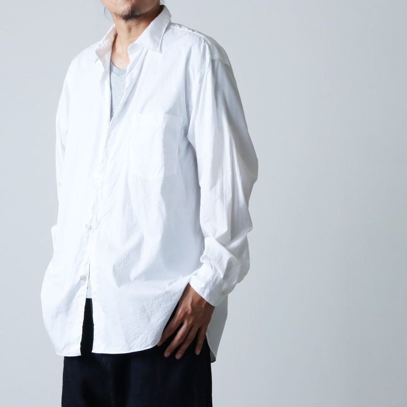 comoli 22aw ツイルコモリシャツ white サイズ2 - シャツ