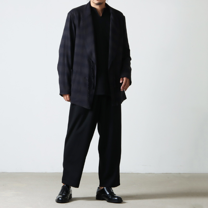 コモリ ウールショールカラーコート18aw | hartwellspremium.com