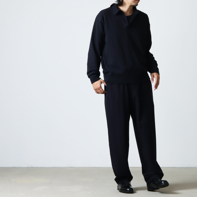 ファッション22AW COMOLI コモリ カシミヤ スキッパーニット