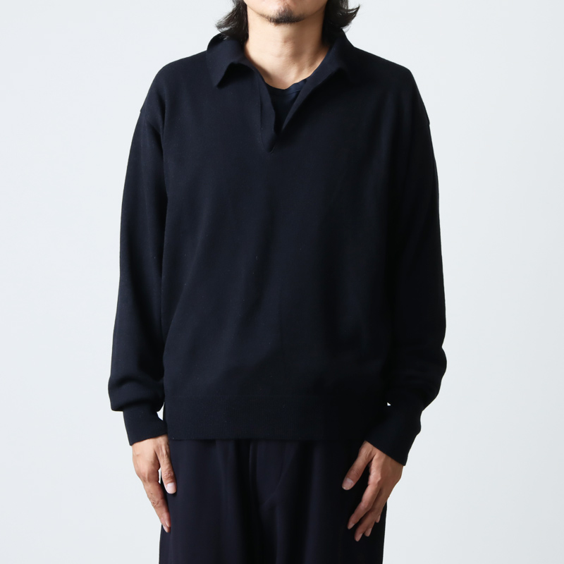 comoli 22aw カシミヤ スキッパーニット