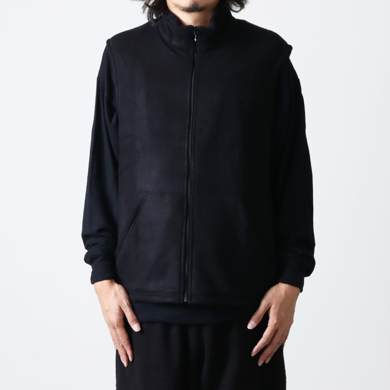 人気 comoli 19aw シルクフリース ベスト - 通販 - motelparati.com.br