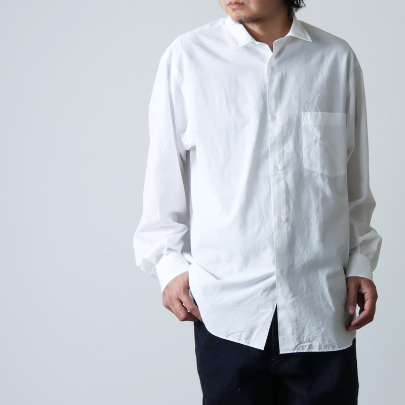 好評国産 COMOLI 22ss コモリシャツ comoli white サイズ4の通販 by doog's shop｜コモリならラクマ 