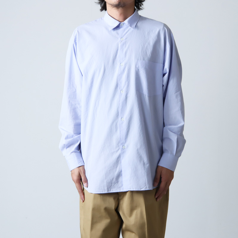 COMOLI 23SS 新品未使用 コモリシャツ サイズ4 ネイビー シャツ 