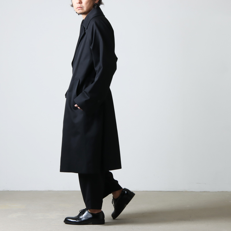 COMOLI 2014AW タイロッケンコート コモリ ネイビー - ステンカラーコート