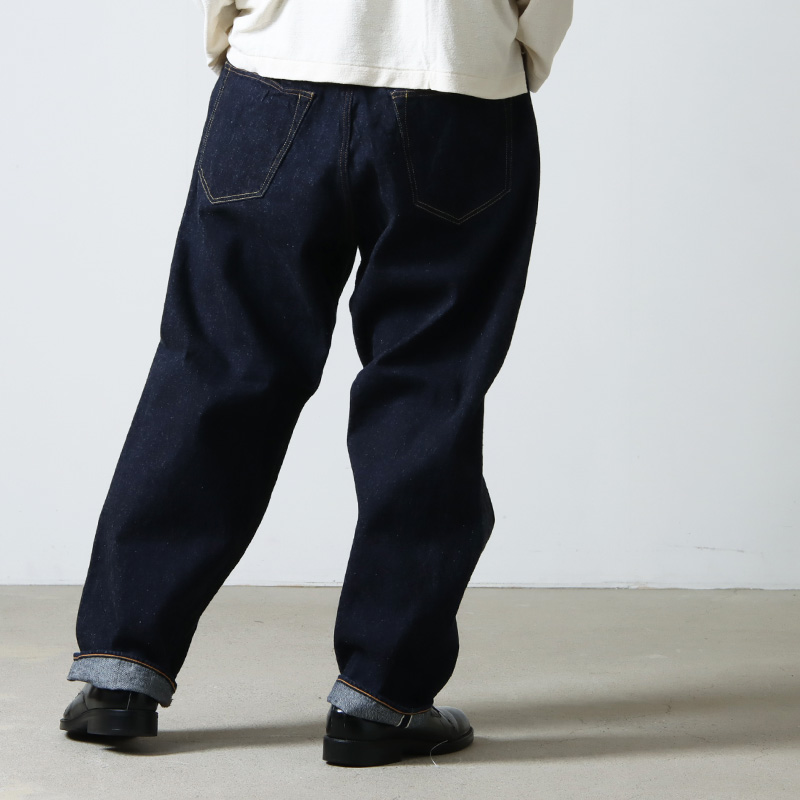 驚きの値段 コモリ Comoli デニム5pパンツ 2021aw Navy コモリ サイズ1 ...