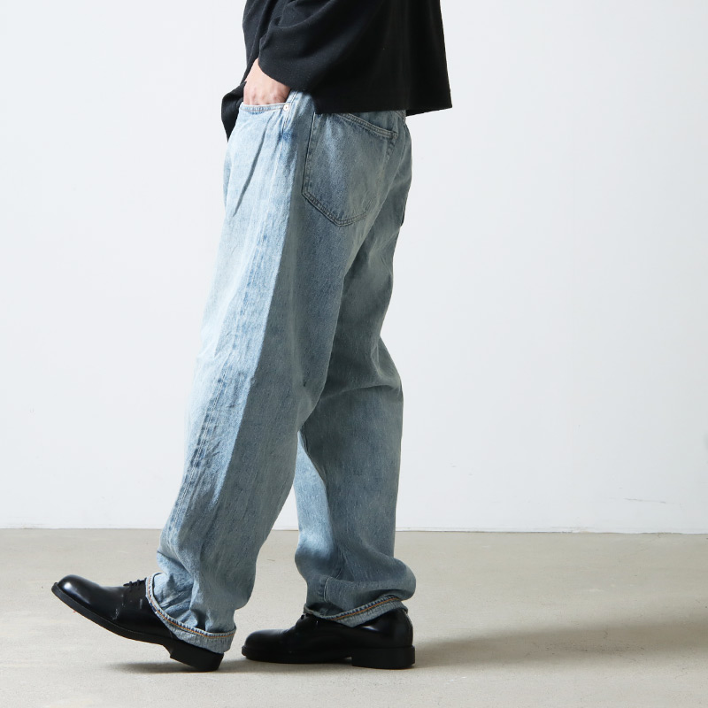 COMOLI デニム 5Pパンツ BLEACH 23SS\n¥38,000価格