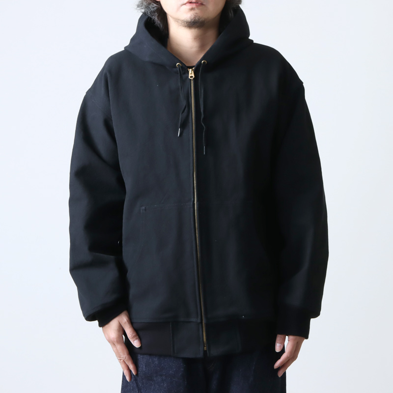 23SS COMOLI コットンダックジップパーカー サイズ１ BLK-tops.edu.ng