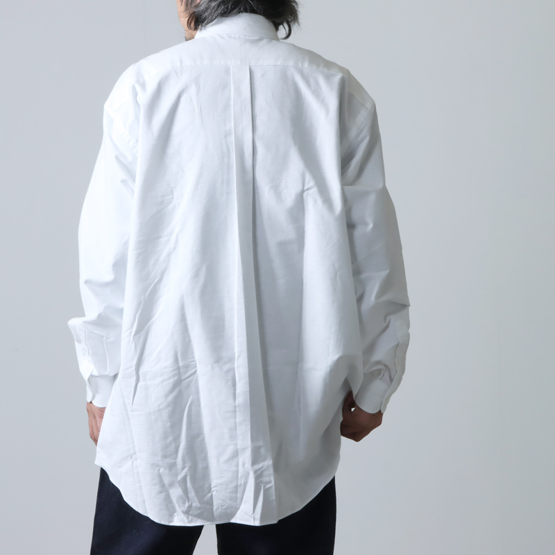 オックス BDシャツ comoli 23ss ホワイト-