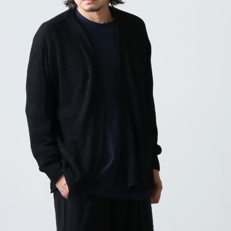 comoli コモリ23SS 7G コットンニットカーディガンsizeF