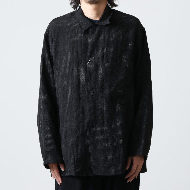 COMOLI 23SS リネンドット シャツジャケット コモリ NICENESS-