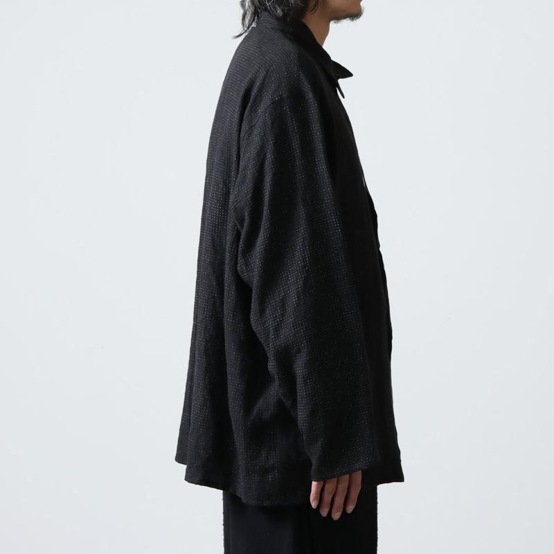 COMOLI リネンドット シャツジャケット（X01-01027）