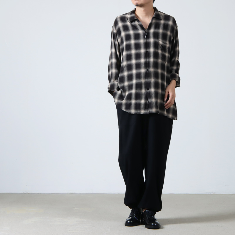 希少 19ss comoli コモリシャツ タータンチェック-