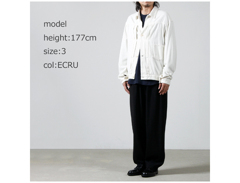 レビュー好評 comoli 22SS シルクネップ Type 1st 4