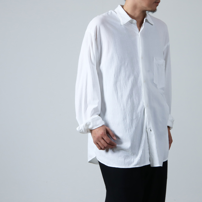 COMOLI - 23SS COMOLI ウールシルク コモリシャツ size2の+mu-8.com