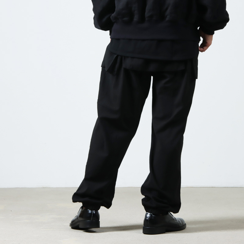 COTTONOXFOCOMOLI COTTON OXFORD CARGO PANTS コモリ 空紡