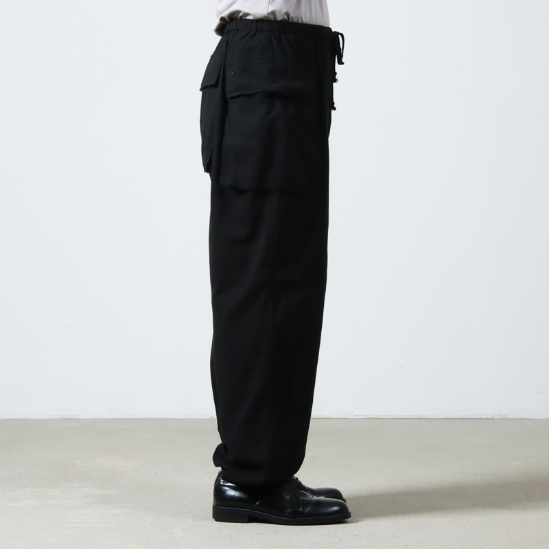 COTTONOXFOCOMOLI COTTON OXFORD CARGO PANTS コモリ 空紡