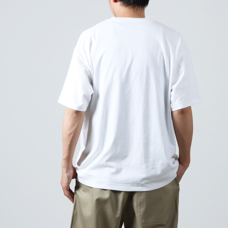 COMOLI 空紡天竺 半袖 Tee サイズ4 コモリ White Tシャツ-