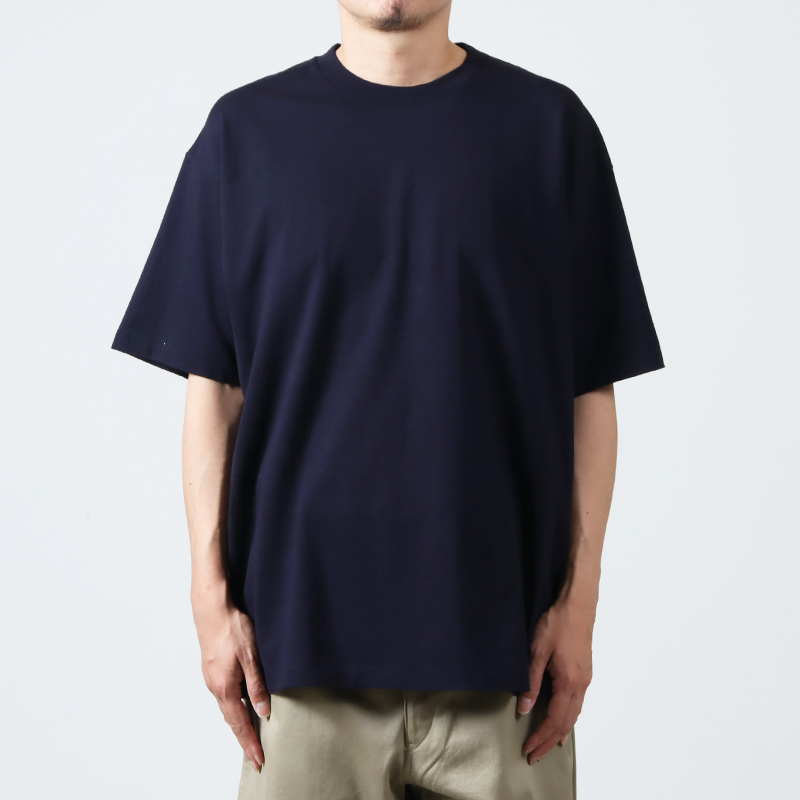 22ss COMOLI コモリ 空紡天竺半袖Tシャツ size3