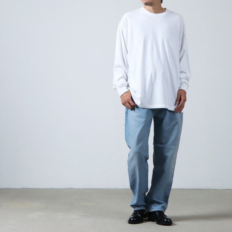 22ss COMOLI コモリ 空紡天竺半袖Tシャツ size3