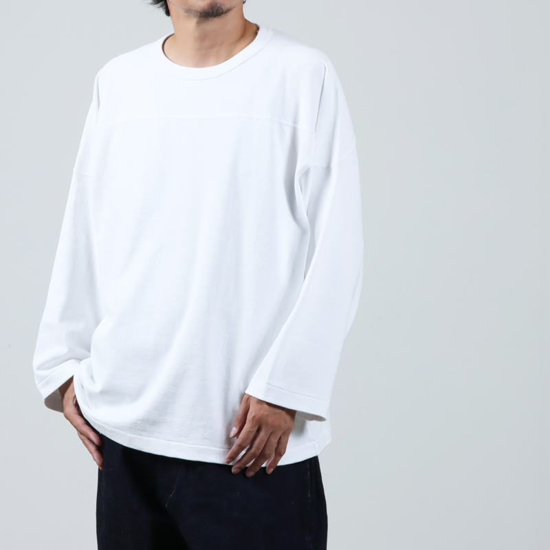 comoli フットボールTシャツ　2023AW サイズ1検討させていただきます