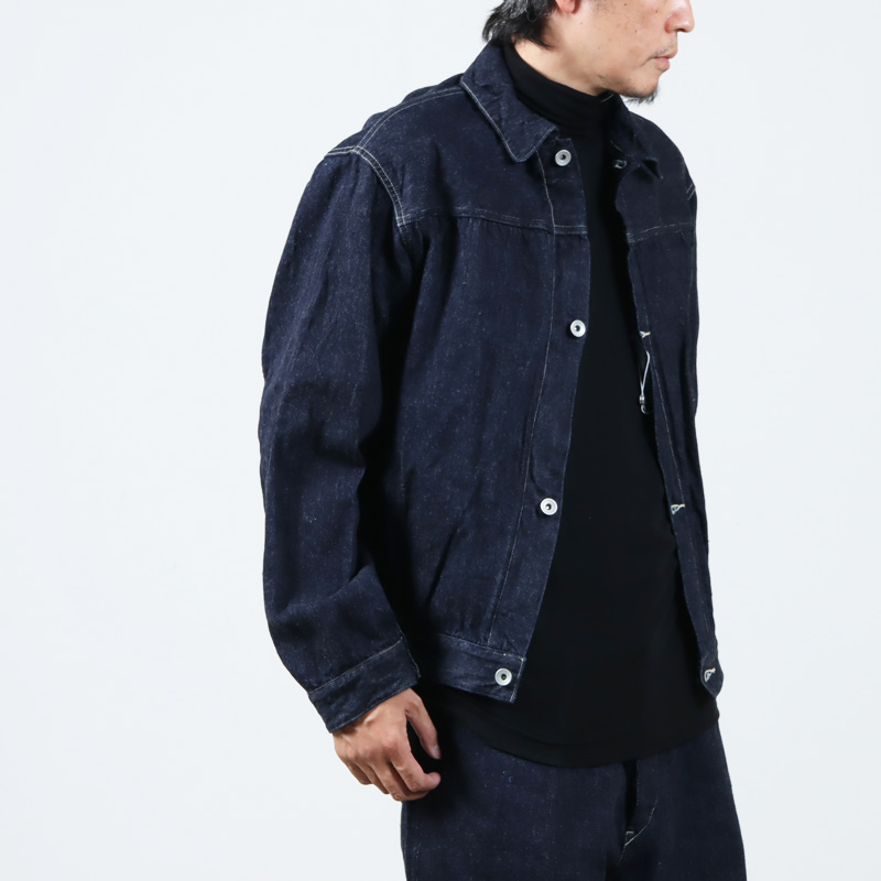 comoli デニムジャケット 22AW size3 BLACK-