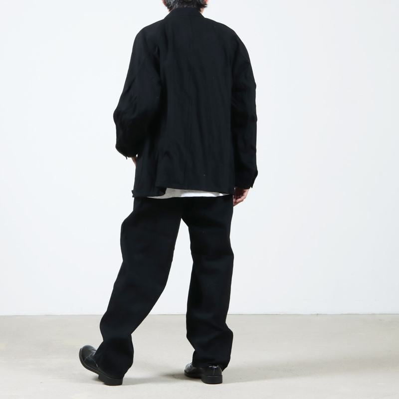 comoli 23ss デニムワークジャケット Black size2-