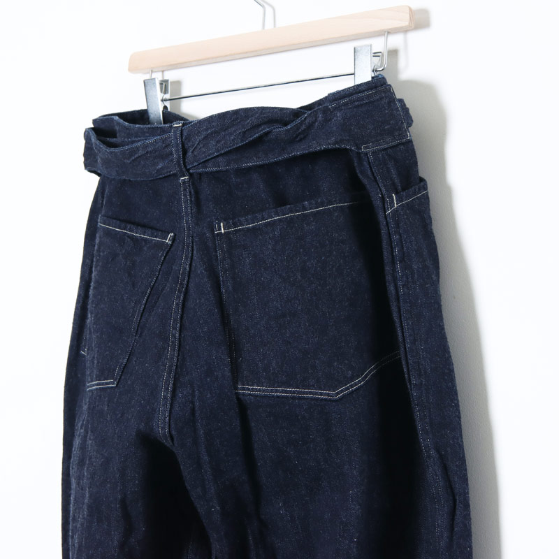 COMOLI Belted Denim Pants コモリ ベルテッドデニム-