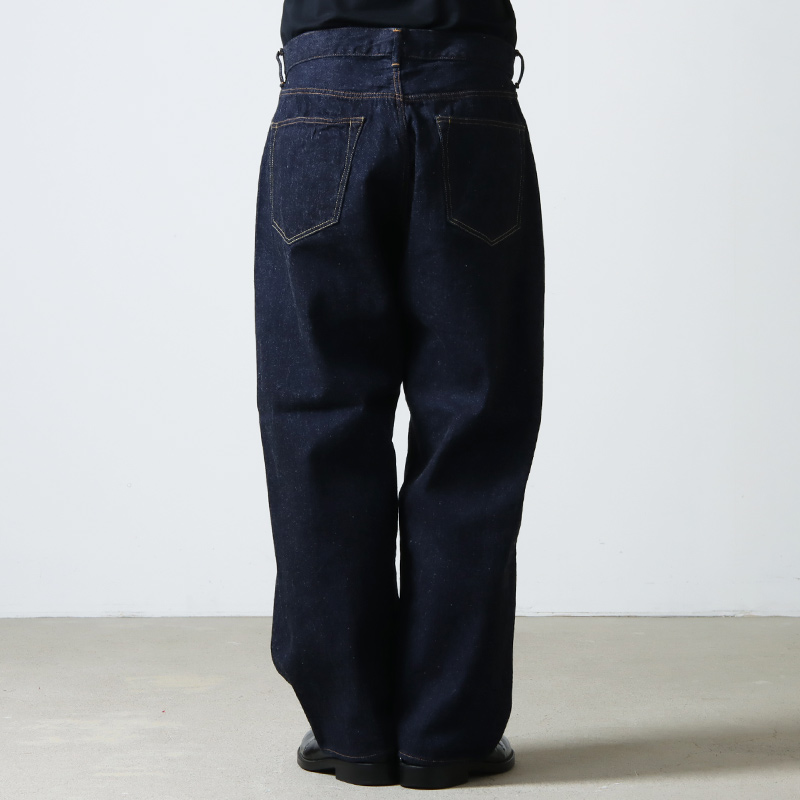 COMOLI デニム 5Pパンツ NAVY 23AW | pasadenacyberknife.com