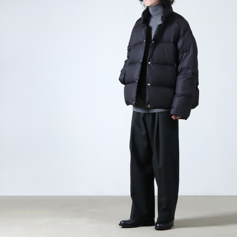 Comoli DOWN JACKET BLACK 3 コモリ ダウンジャケット