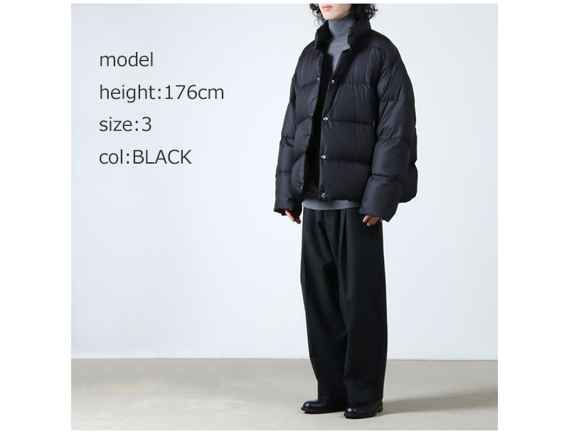 comoli 22aw DOWN JACKET 3番ダウンジャケット - ダウンジャケット