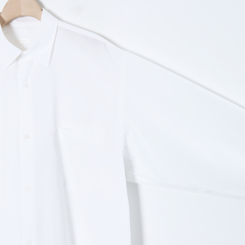 値上げ18AW 新品 COMOLI コモリシャツ 白 サイズ2 シャツ シャツ