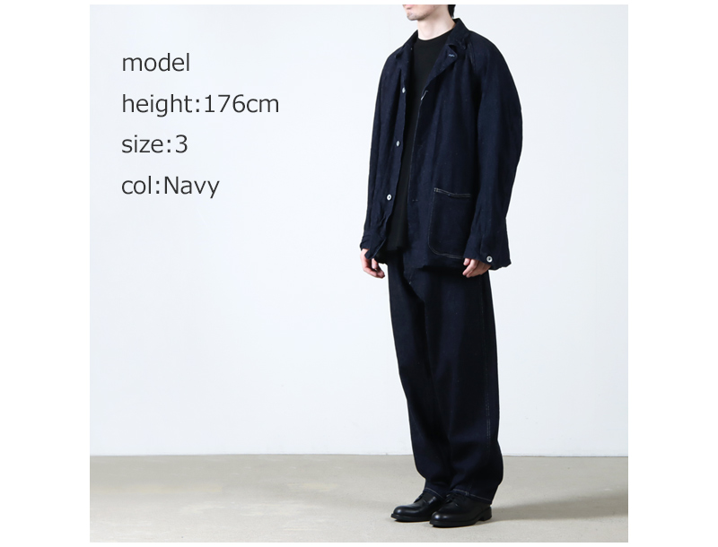 COMOLI コモリ 製品染めジャケット size1 ネイビー2万5千円で即決できませんか