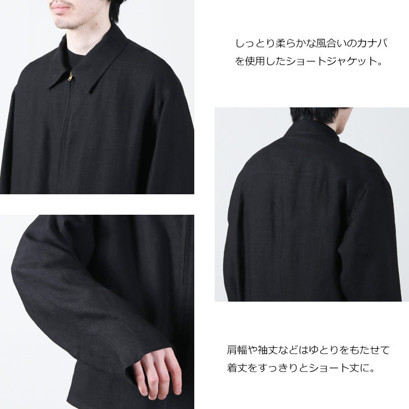 COMOLI (コモリ) カナパ ジップショートジャケット