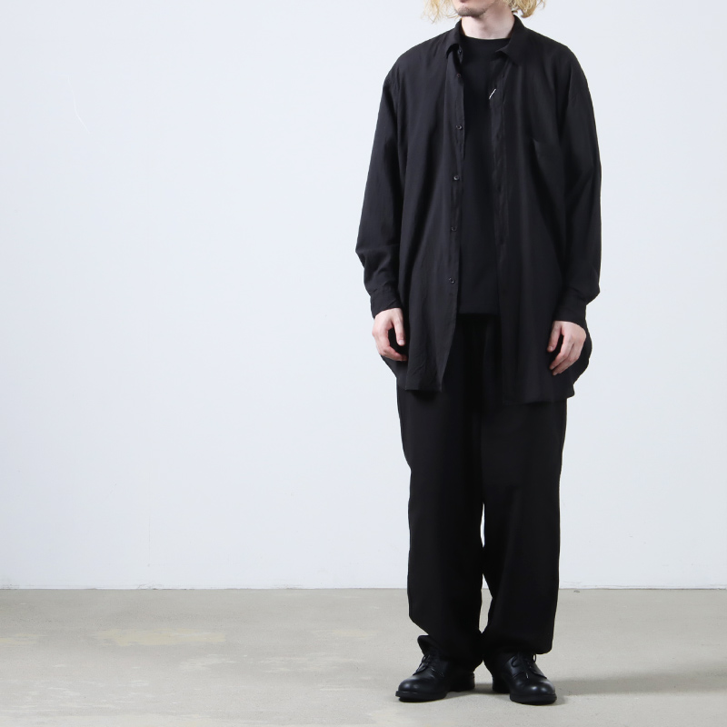 COMOLI (コモリ) シルク製品染 シャツ