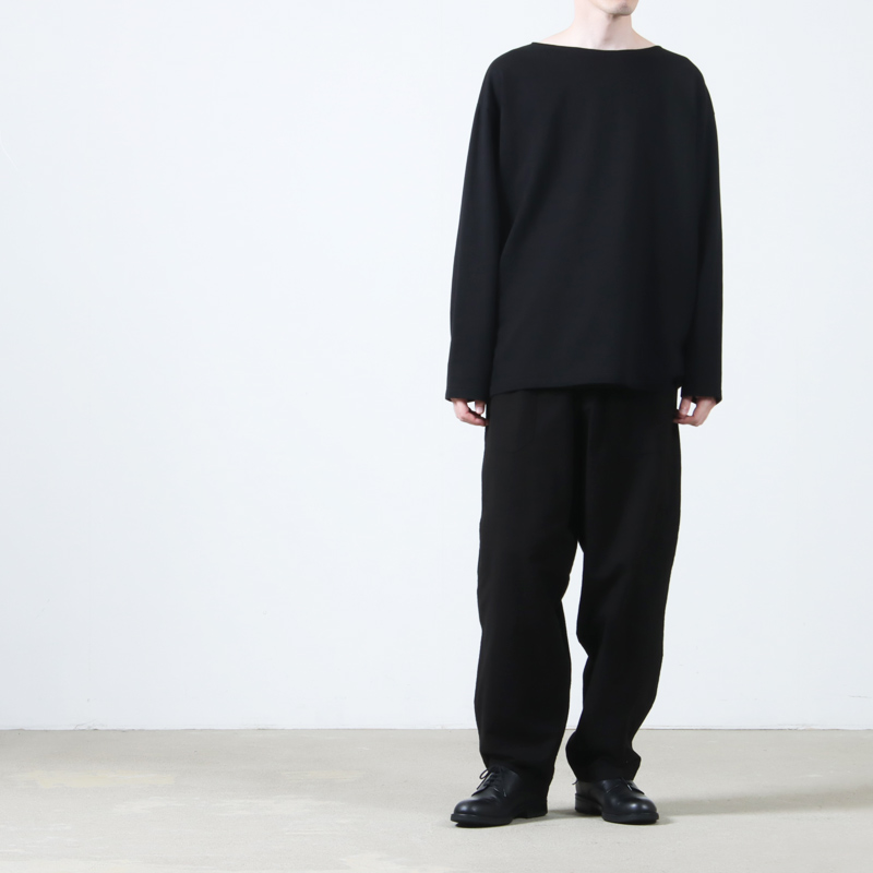 COMOLI (コモリ) コットンネル テーパードパンツ