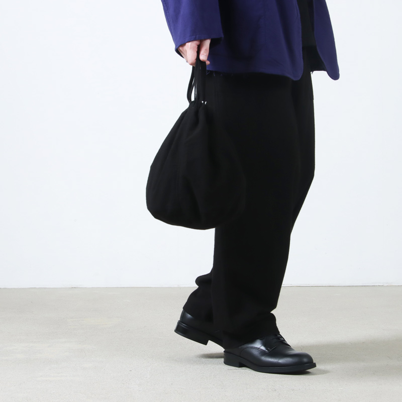 COMOLI コモリ 25AW コットンネルポーチ　バック New Arrival】 COMOLI ・コットンネルポーチ color：BLACK
