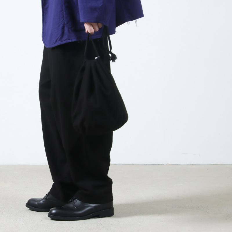 COMOLI 25AW コットンネルポーチ New Arrival】 COMOLI ・コットンネルポーチ color：BLACK