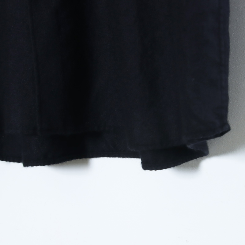 COMOLI(コモリ) カシミヤシルク 製品染シャツ