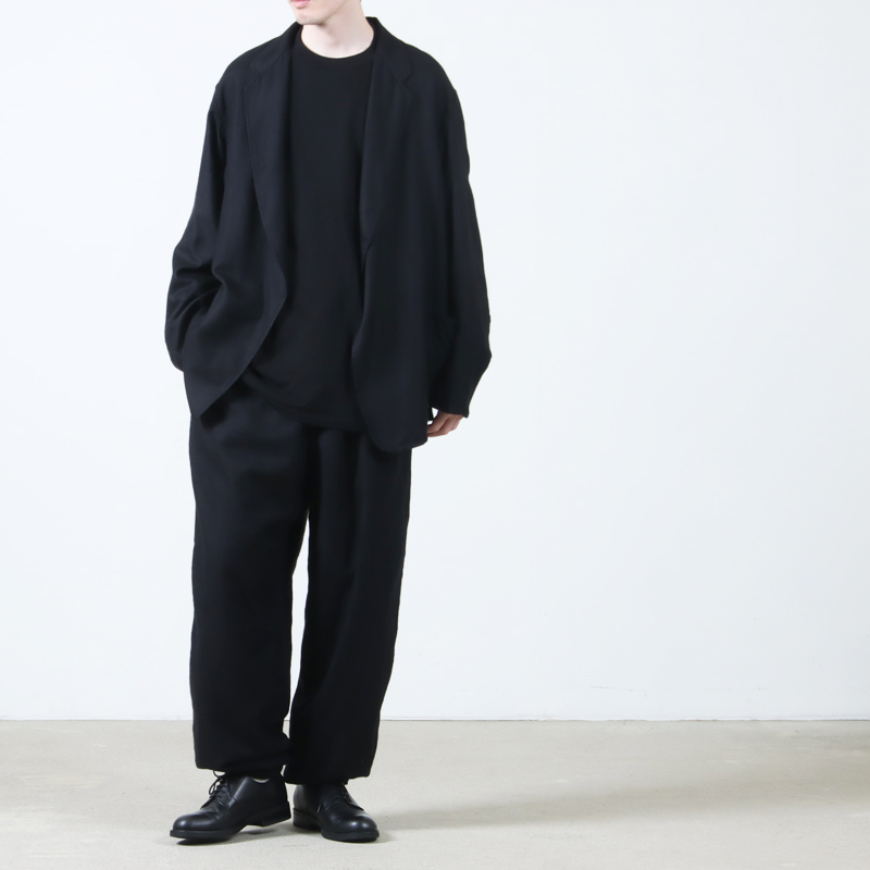 COMOLI 25SS シルク製品染 ジャケット コモリ COMOLI (コモリ) カシミヤシルク 製品染ジャケット