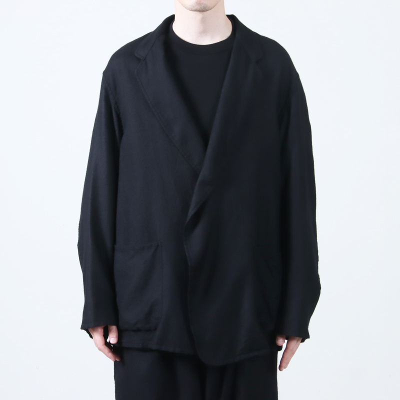 COMOLI 25SS シルク製品染 ジャケット コモリ COMOLI (コモリ) カシミヤシルク 製品染ジャケット