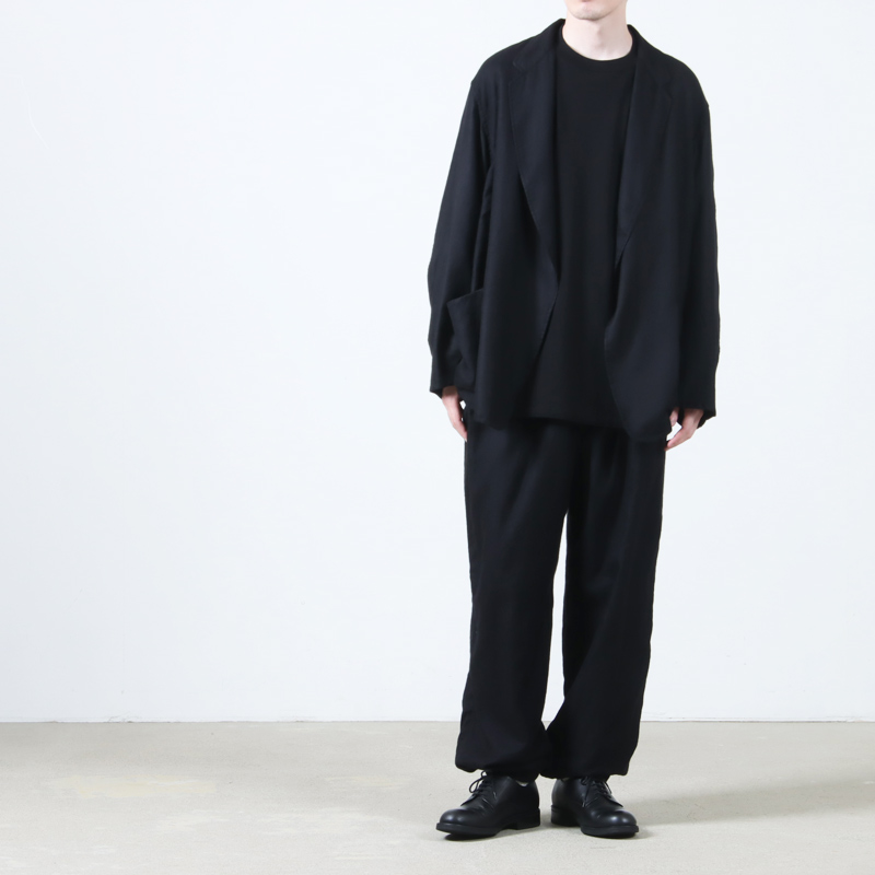 COMOLI 25SS シルク製品染 ジャケット コモリ COMOLI (コモリ) カシミヤシルク 製品染ジャケット