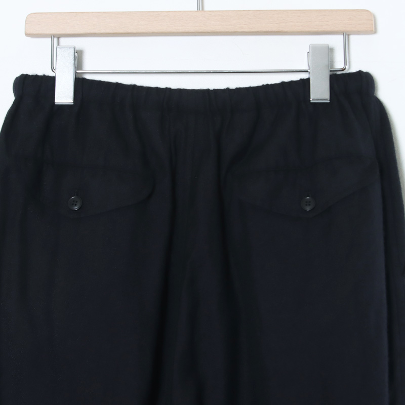 25ss comoli シルク製品染 ドローストリングパンツ COMOLI」シルク製品染ドローストリングパンツ