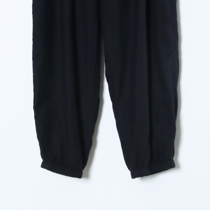 25ss comoli シルク製品染 ドローストリングパンツ COMOLI (コモリ) カシミヤシルク 製品染ドローストリングパンツ